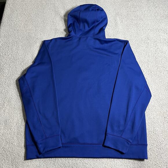Texas Rangers Hoodie Mens XL Blue Nike Therma-Fit Sweatshirt Baseball MLB - Picture 14 of 14